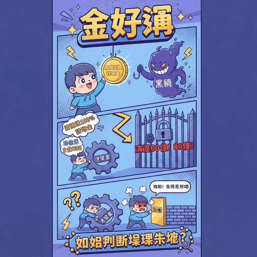 想拿免費體驗金？避開高流水黑網的判斷技巧